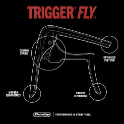 Dunlop 63CGM Trigger Fly Capo Curved G Metal